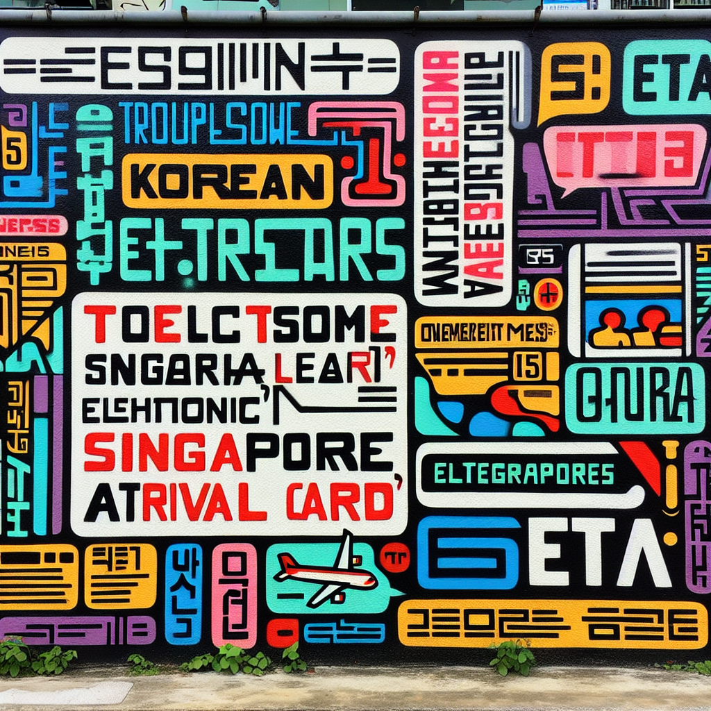 Korea ETA so much troublesome than electronic Singapore Arrival Card